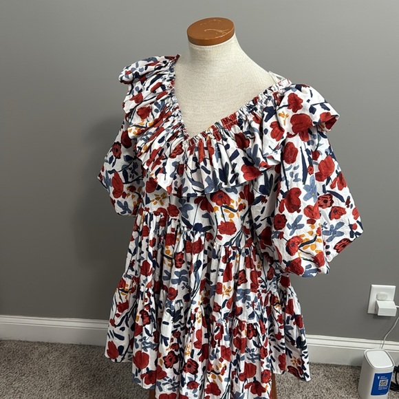 Sofie The Label - Floral Ruffle Puffed Dress - Size Medium - Good Condition!! - Picture 8 of 9